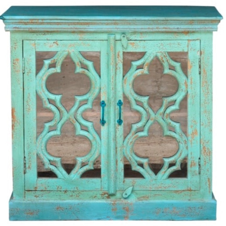 Gracie Carved Wooden Cabinet