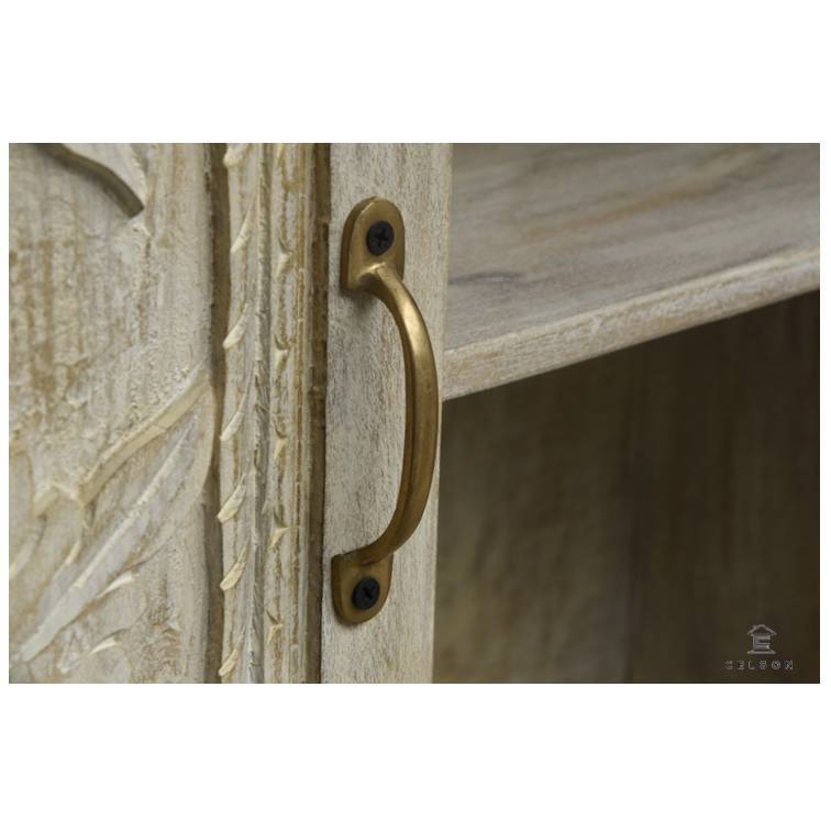 Joe Hand Carved Cabinet