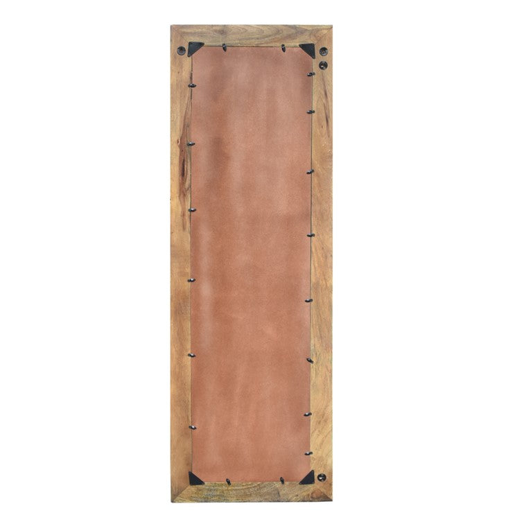 Rina Hand Carved Wooden Mirror