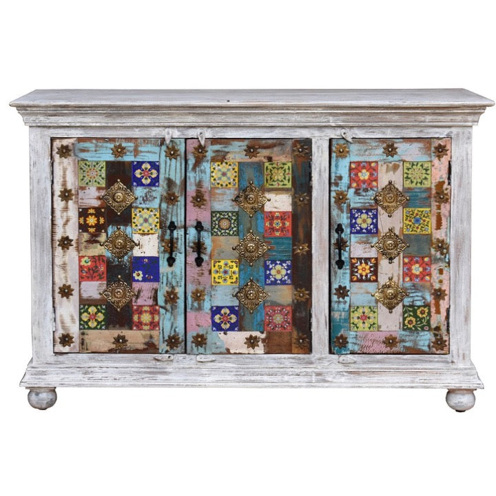 Carol Multi Color Tile SideBoard