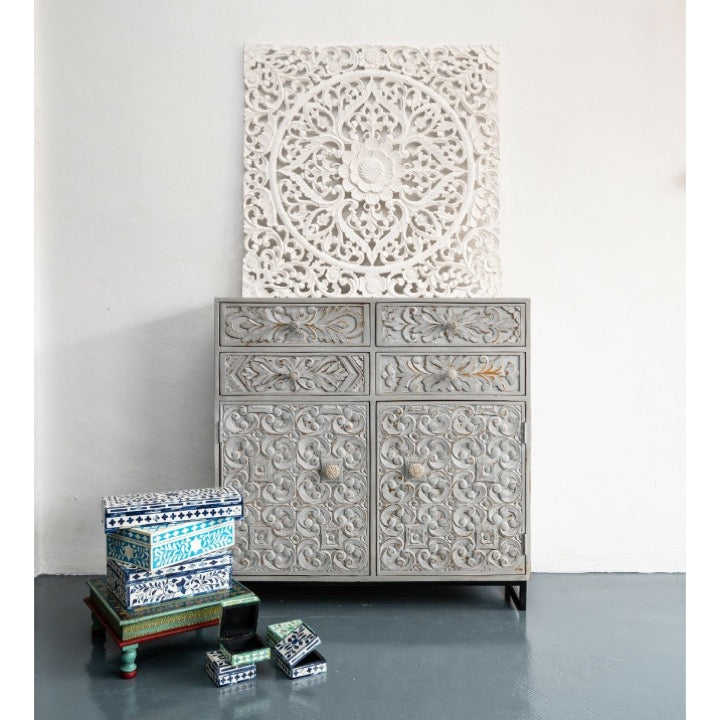 Naya Wooden Carved Chest