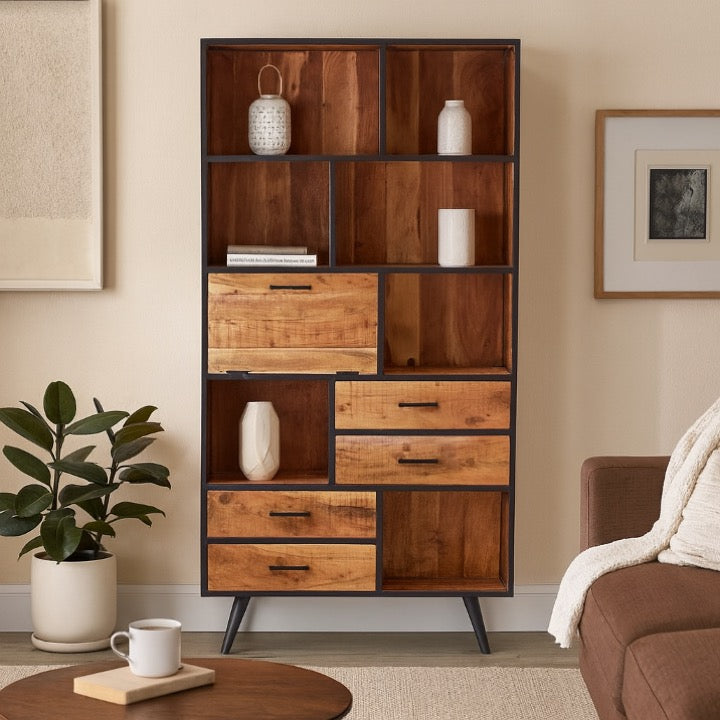 Edith Carved Bookshelves