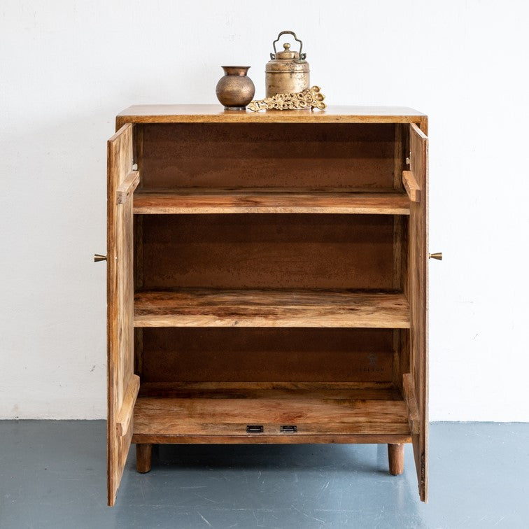 Keith Carved Wooden Cabinet