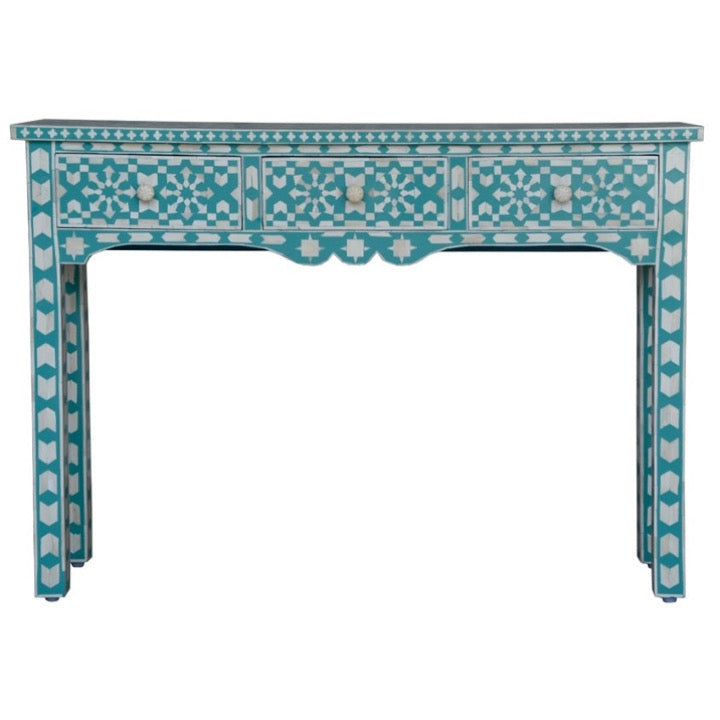 JO Bone Inlay Console Table