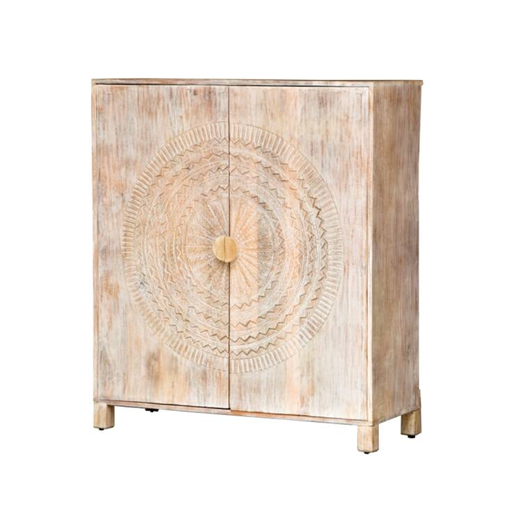 Asbert Wooden Bar Cabinet