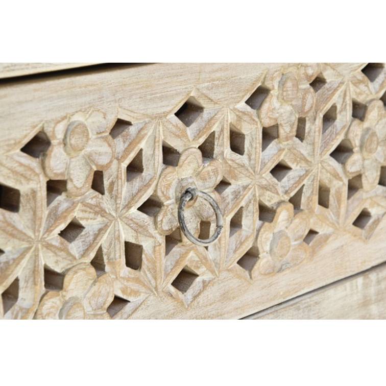 Ridhi Hand Carved Wooden Sideboard