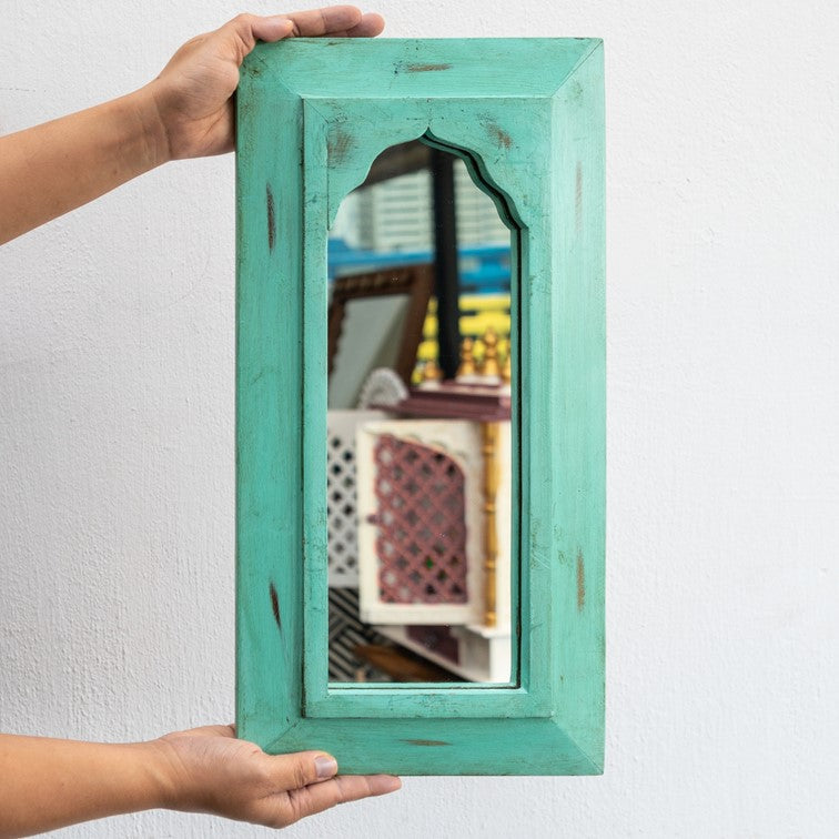 Rima Hand Painted Wooden Mirror