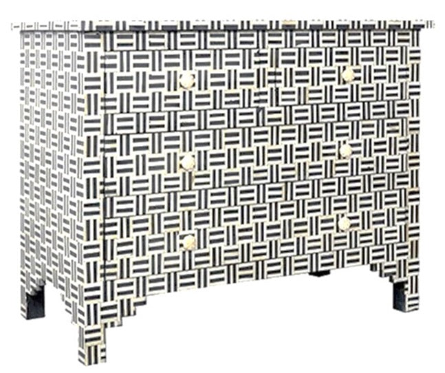 Odin Bone Inlay Chest of drawer