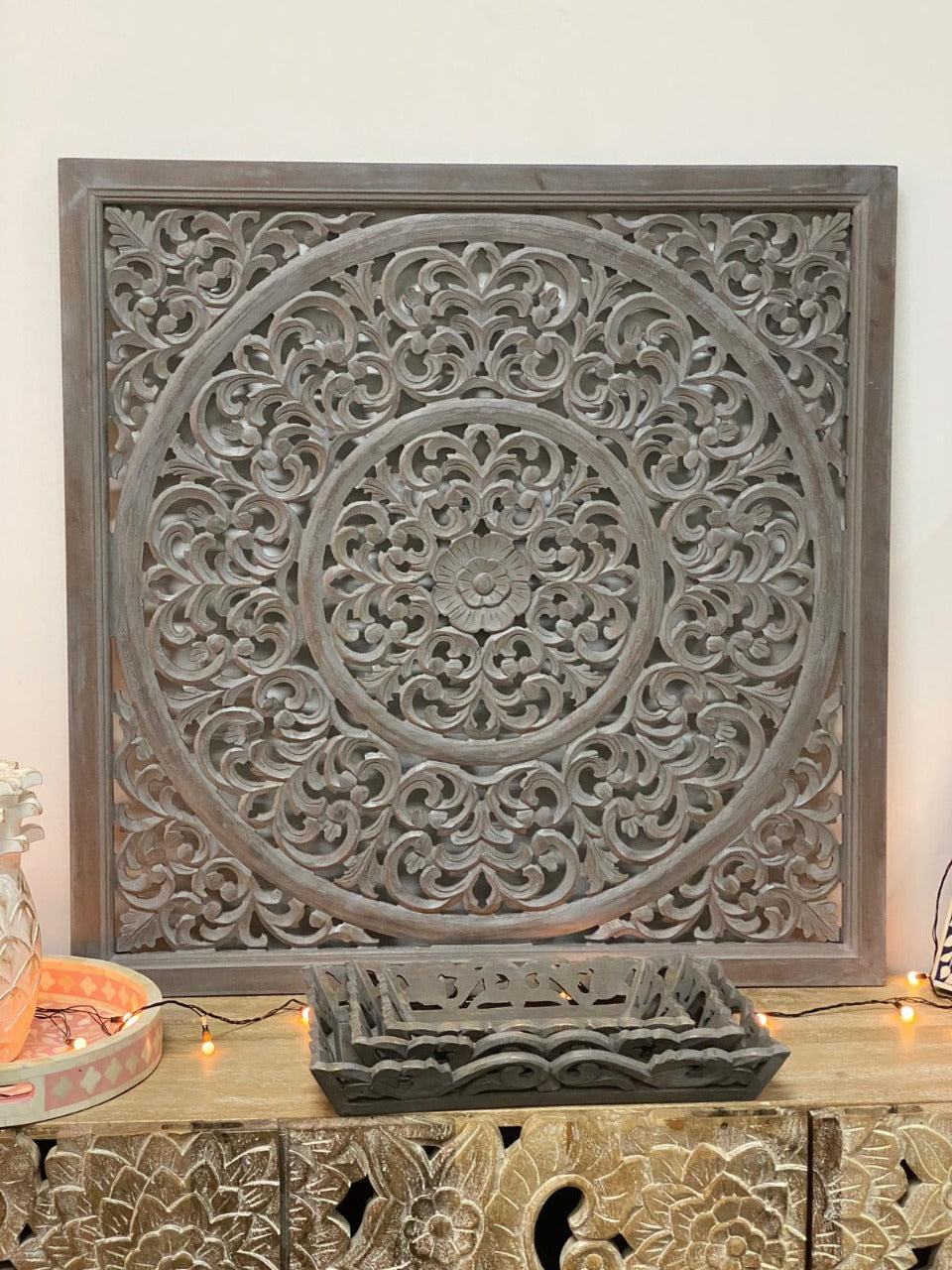 Alice Carved Wall Panel