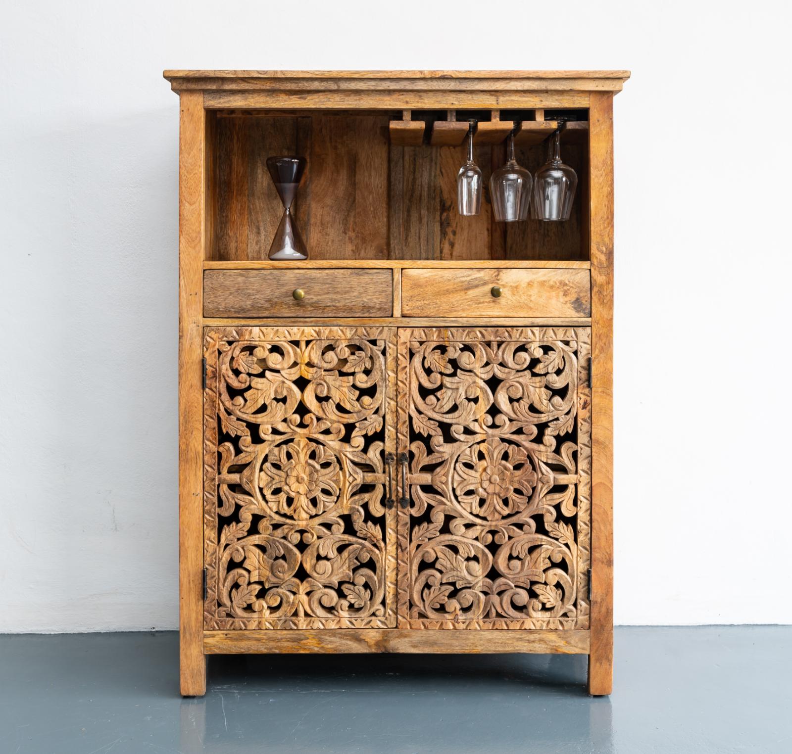 Margo Wooden Bar Counter