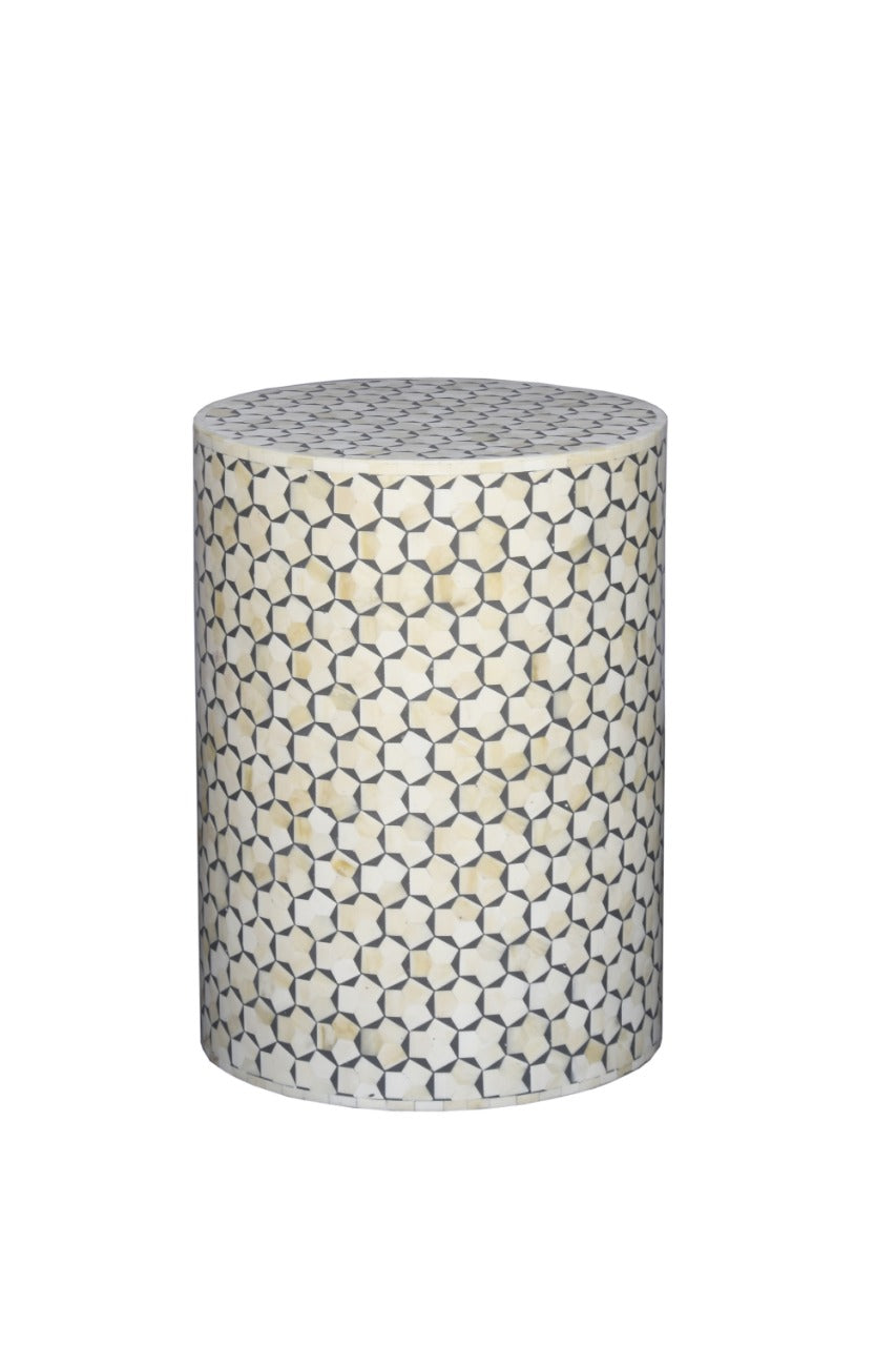 Carell Bone Inlay Stool