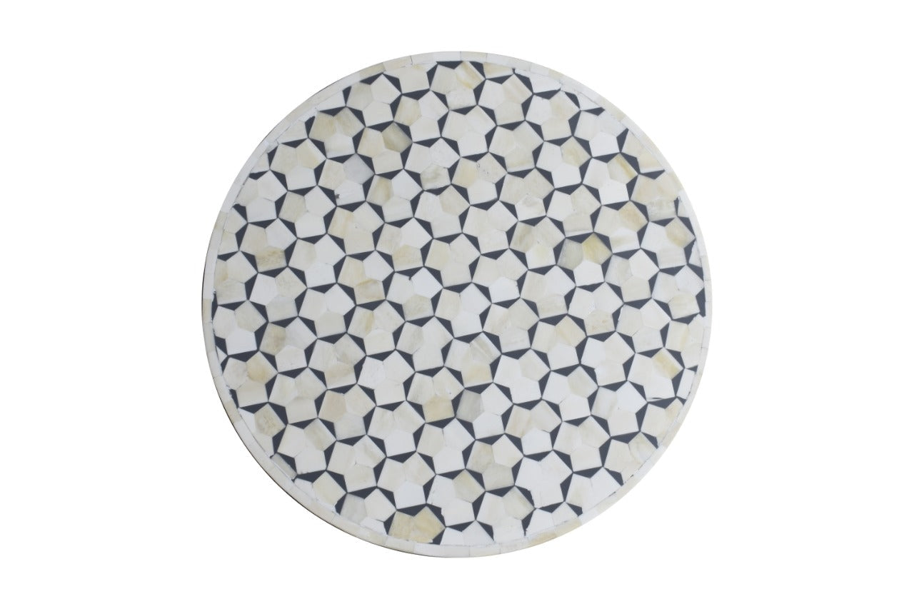 Carell Bone Inlay Stool