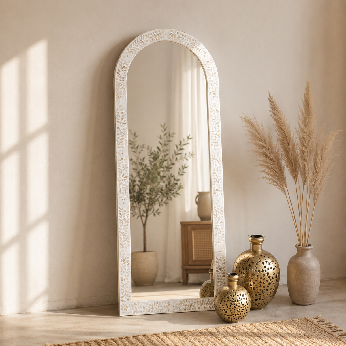 Kyro Mother of Pearl Inlay Mirror