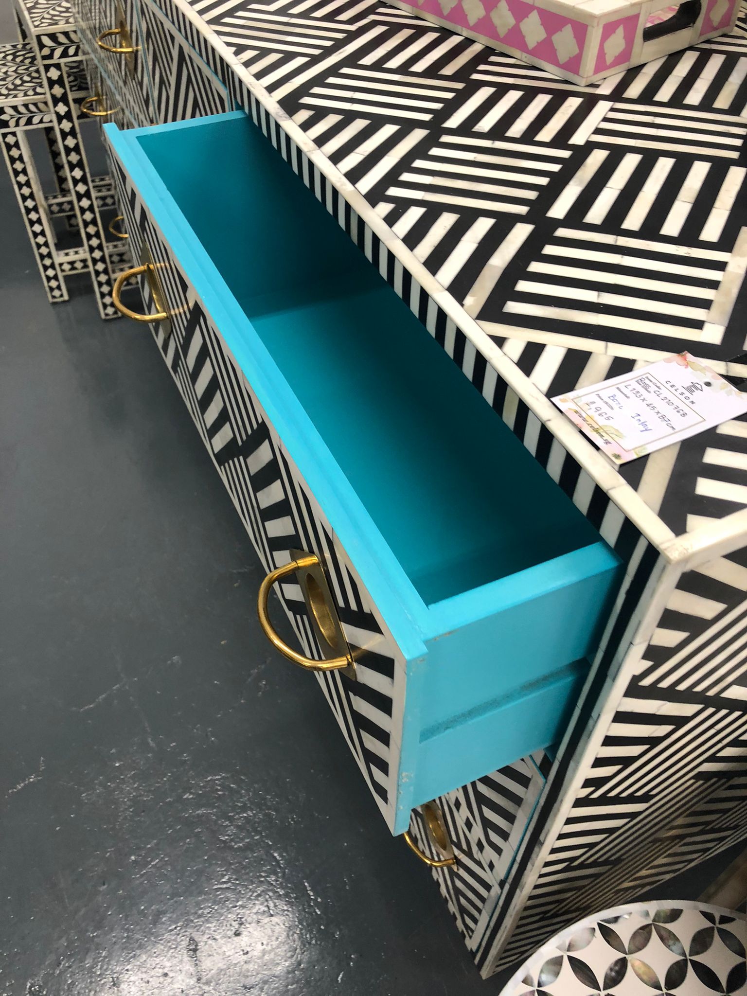 Aiman Bone Inlay Dresser