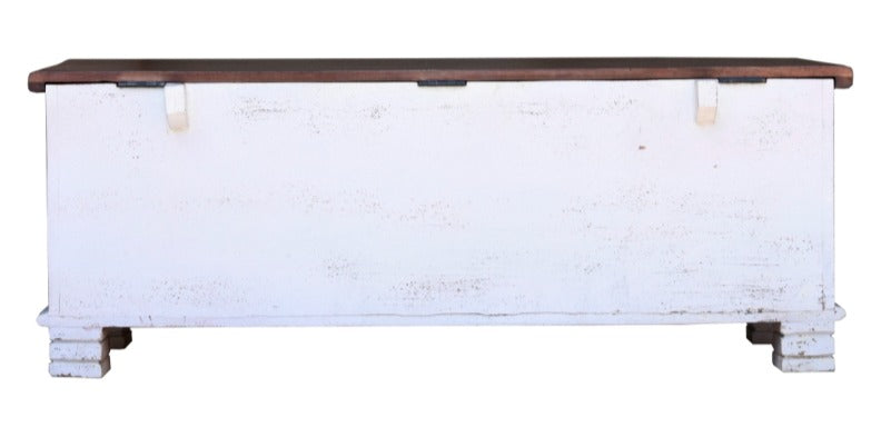 Cameron Carved Wooden Storage Trunk