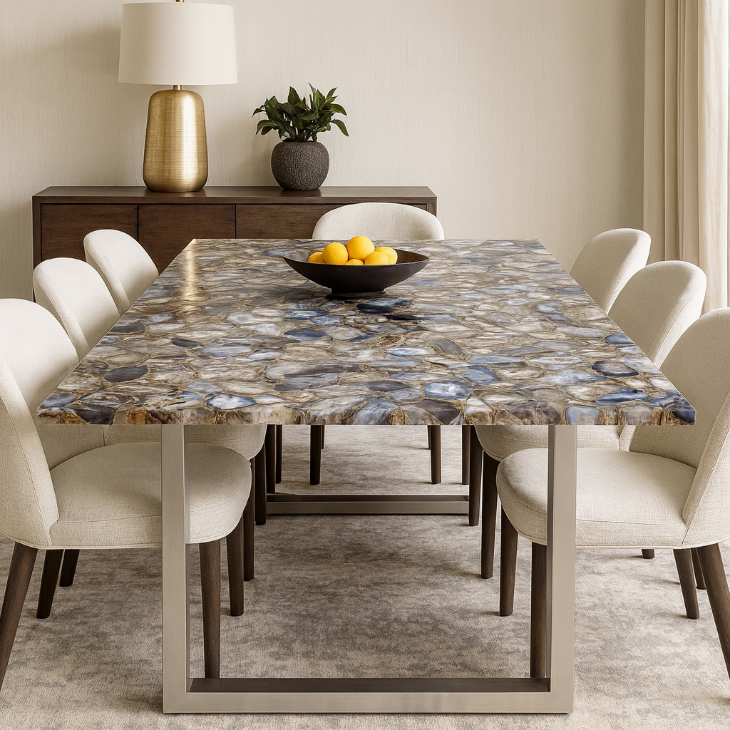 Taylor Agate Stone Dining Table