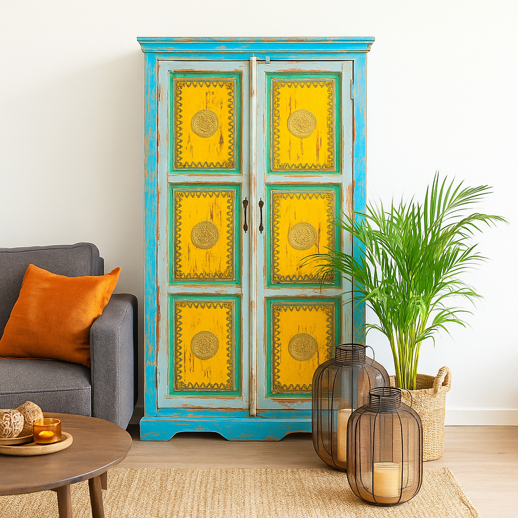 Riva Hand Painted Almirah