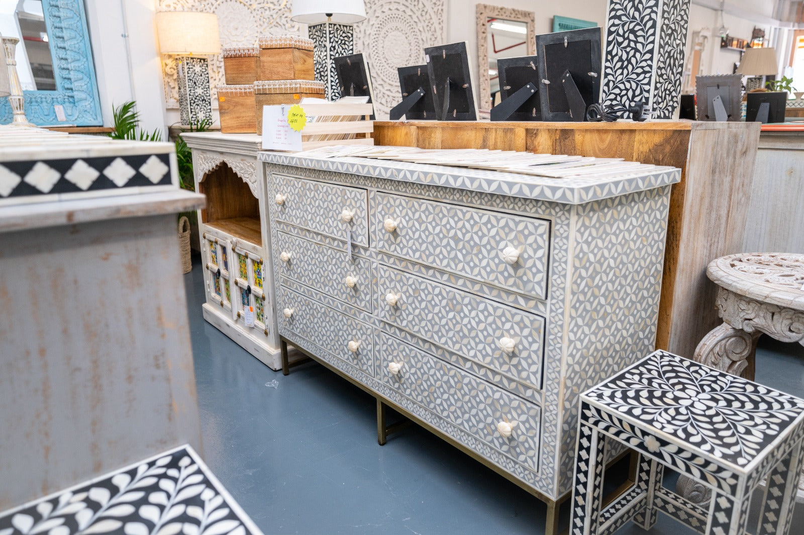 Neal Bone Inlay Dresser