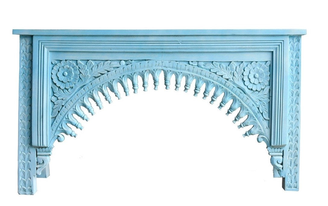 Savita Hand Carved Wooden Console Table