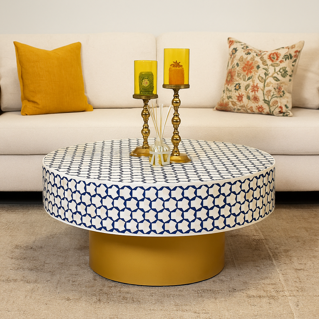 Chris Bone Inlay Coffee Table