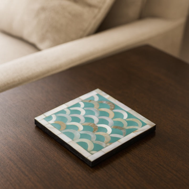Myla Mother of Pearl Inlay Coaster