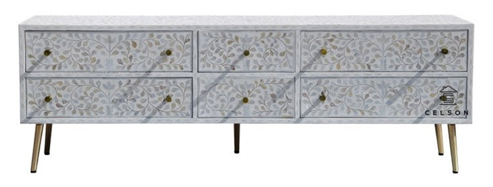 Avalino Mother of Pearl Inlay TV Cabinet