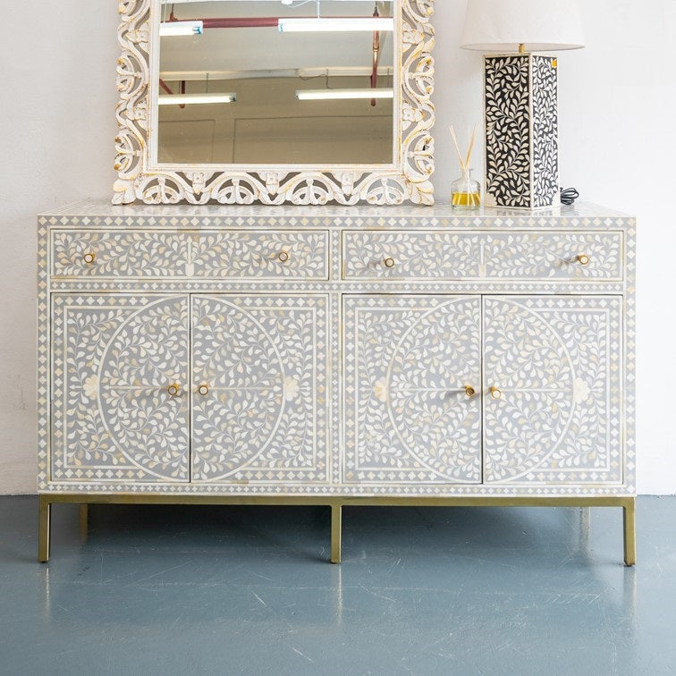 Eleyana Bone Inlay Chest of Drawer