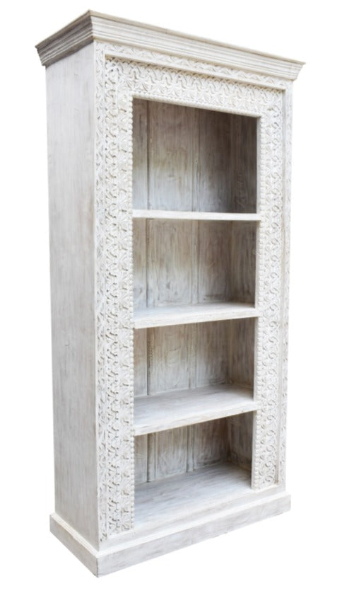 Riley Carved Bookshelf