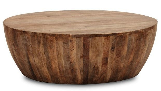 Rolleston Wooden Drum Coffee Table