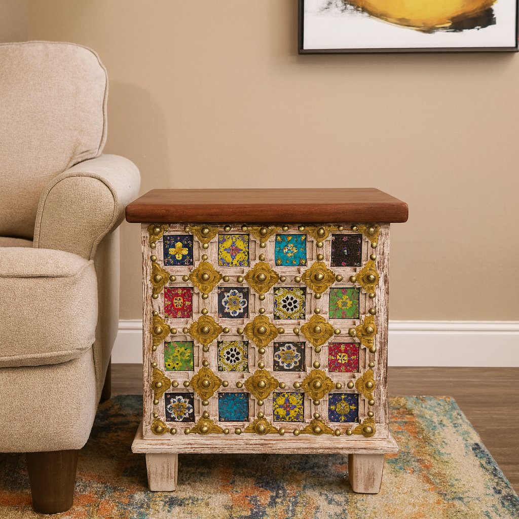 Margo Brass & Tile Trunk