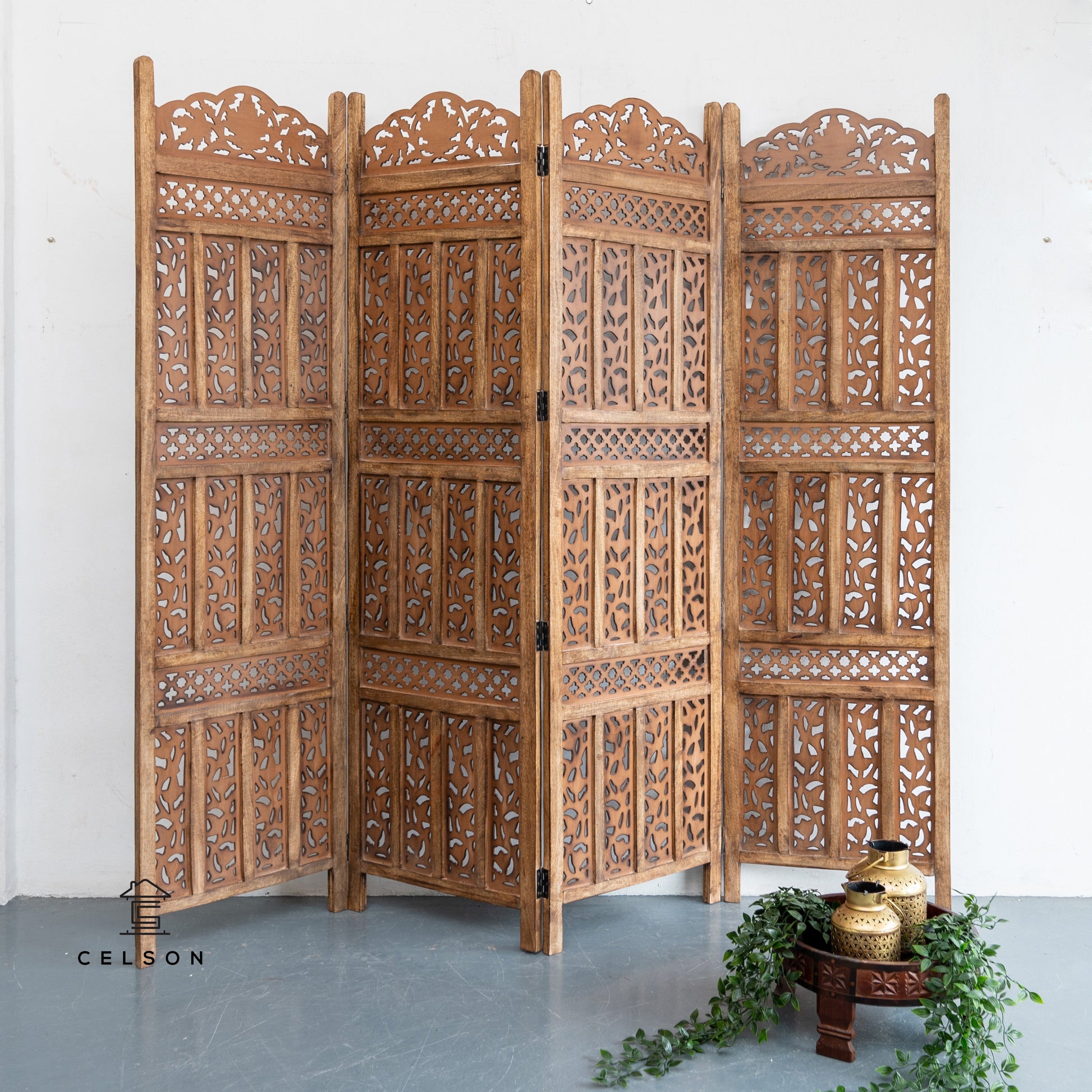 Lois Carved Room Divider