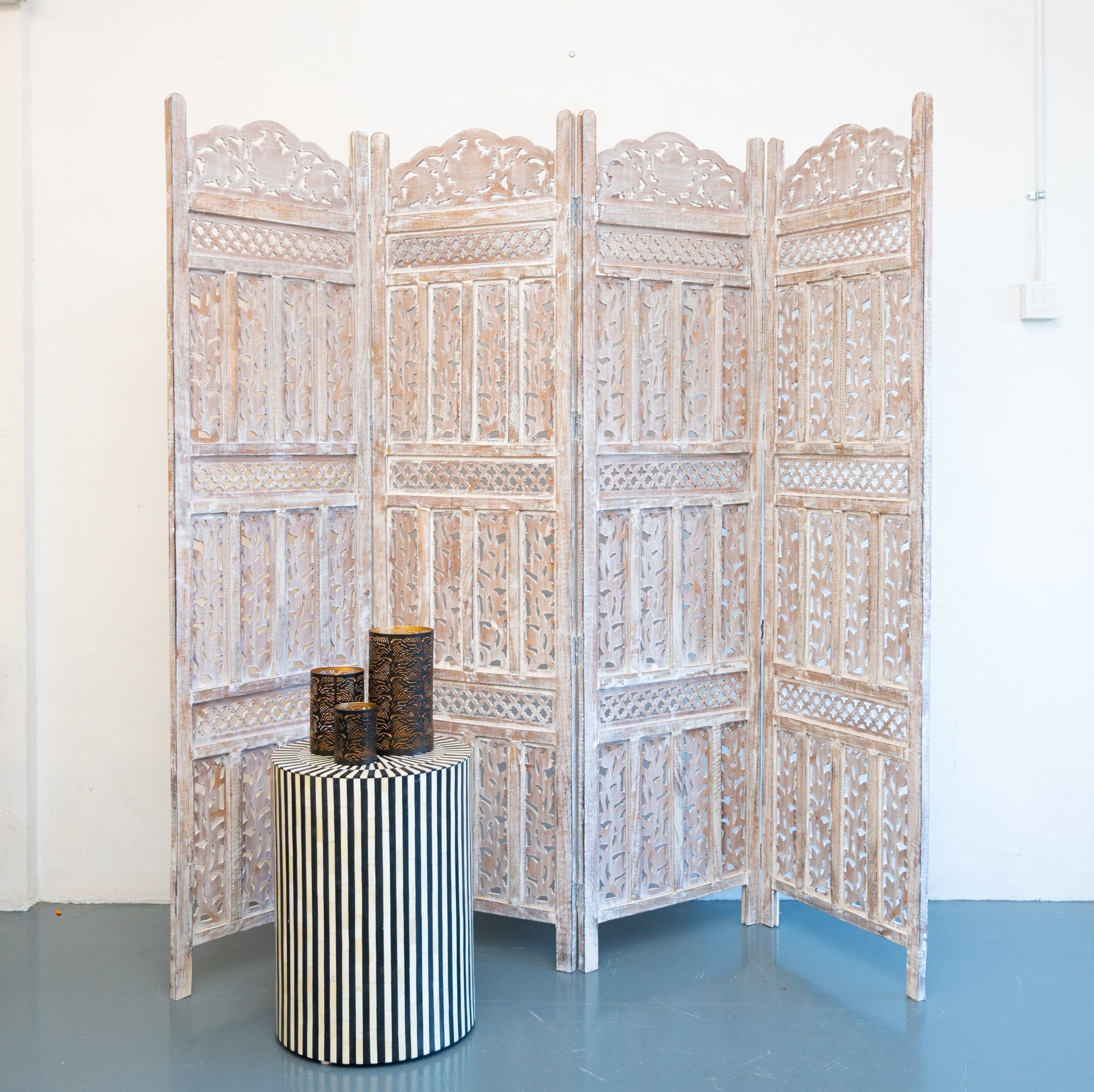 Lois Carved Room Divider