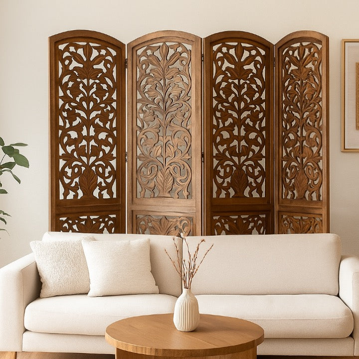 Bob Carved Room Divider