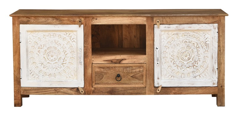 Rome Hand Carved Wooden TV Cabinet