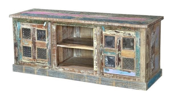 Amali Hand Carved Wooden TV Cabinet