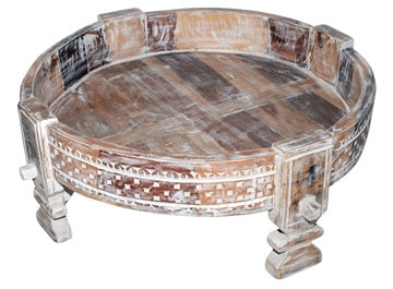 Cabell Carved Chakki Table