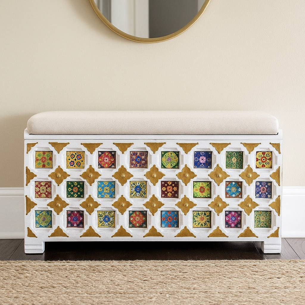 Roxy Tile Storage Trunk