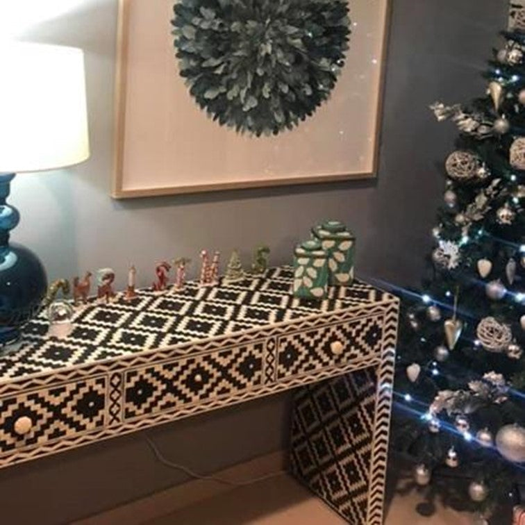 Kylie Bone Inlay Console Table