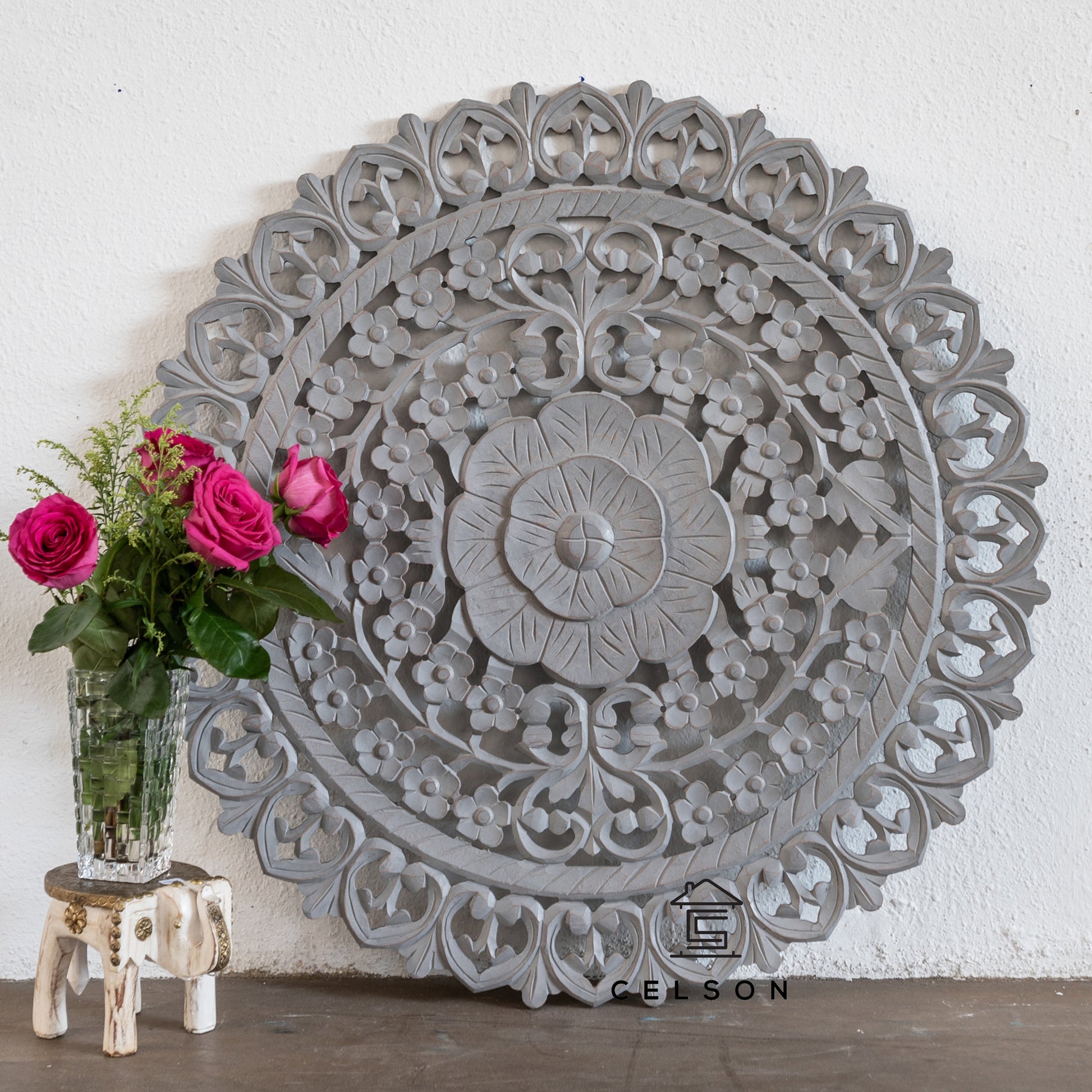 Niama Carved Wall Panel