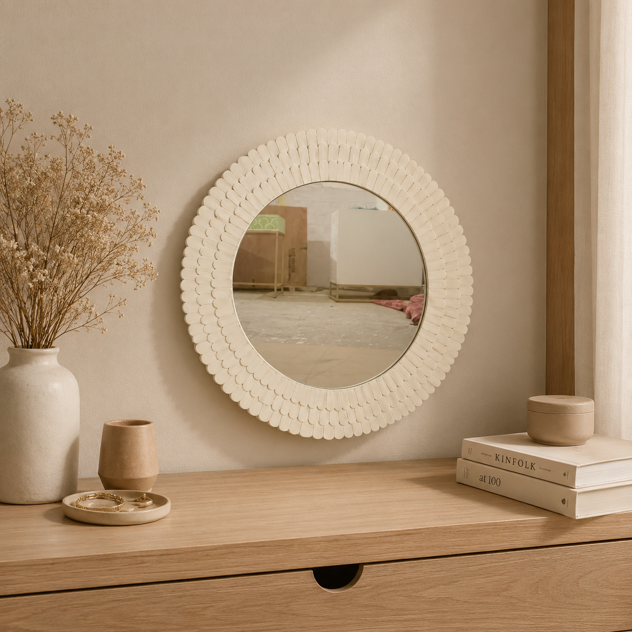 Noah Bone Inlay Mirror