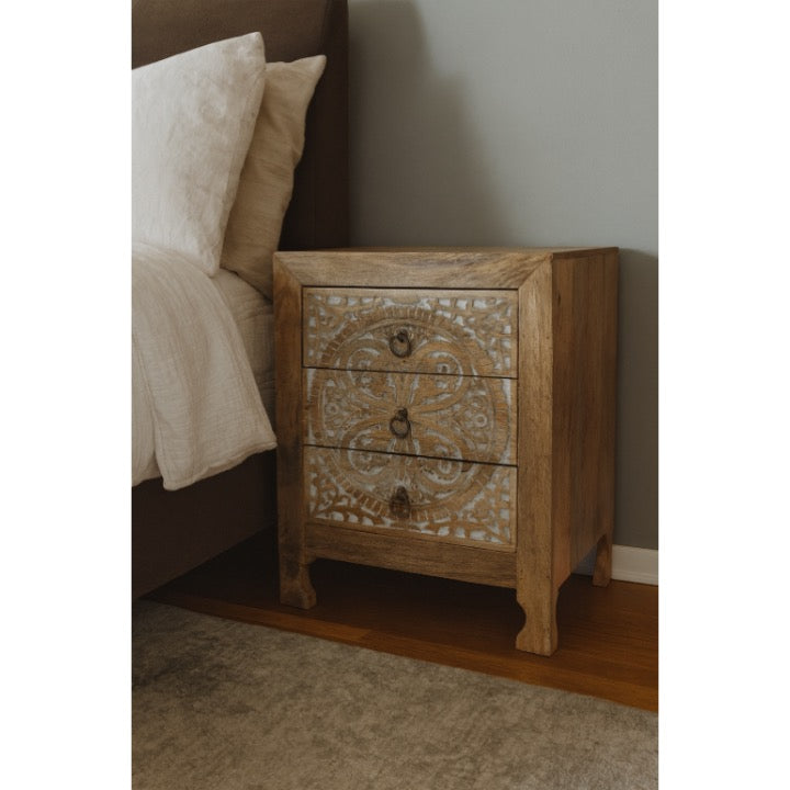 Eden Wooden Bed Side