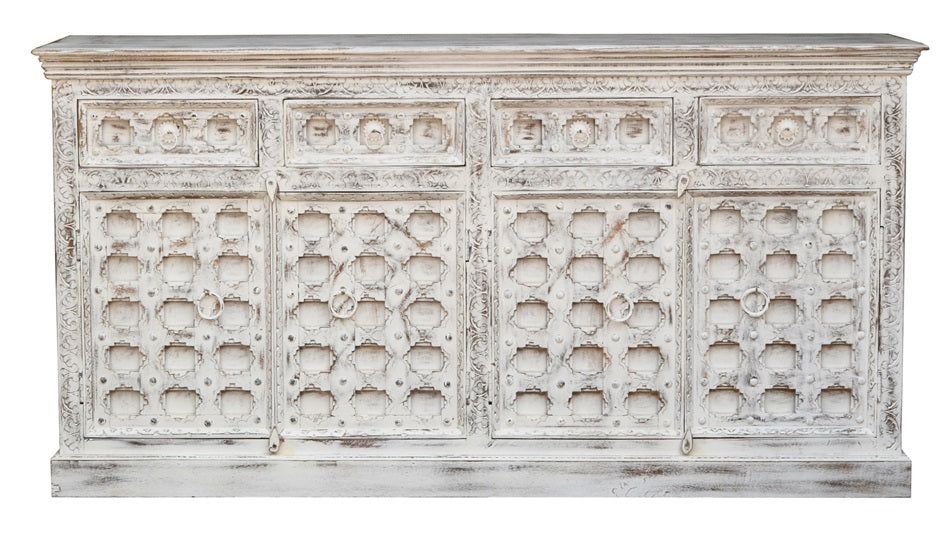 Rosa Carved Wooden SideBoard