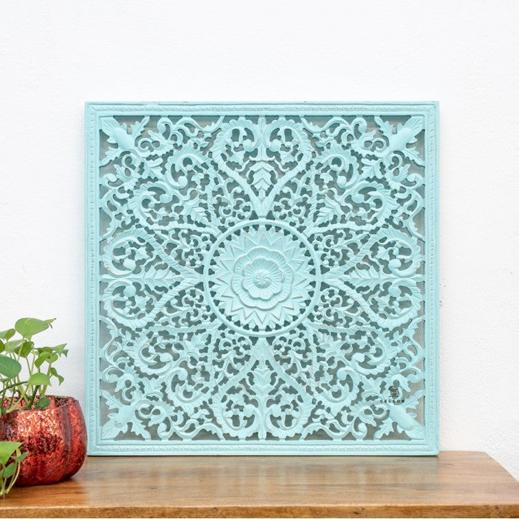 Fink Carved Wall Panel Distressed