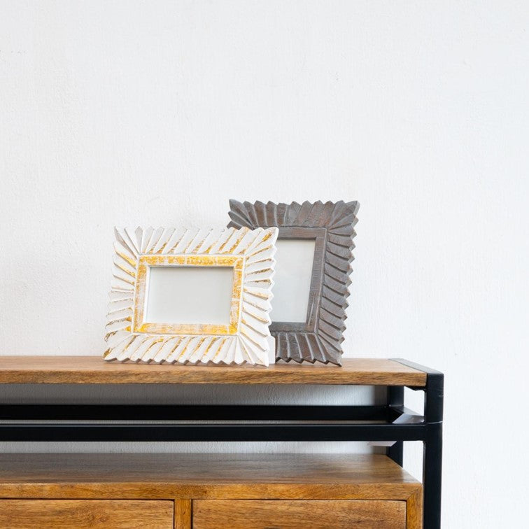 Evie Hand Carved Photo Frame