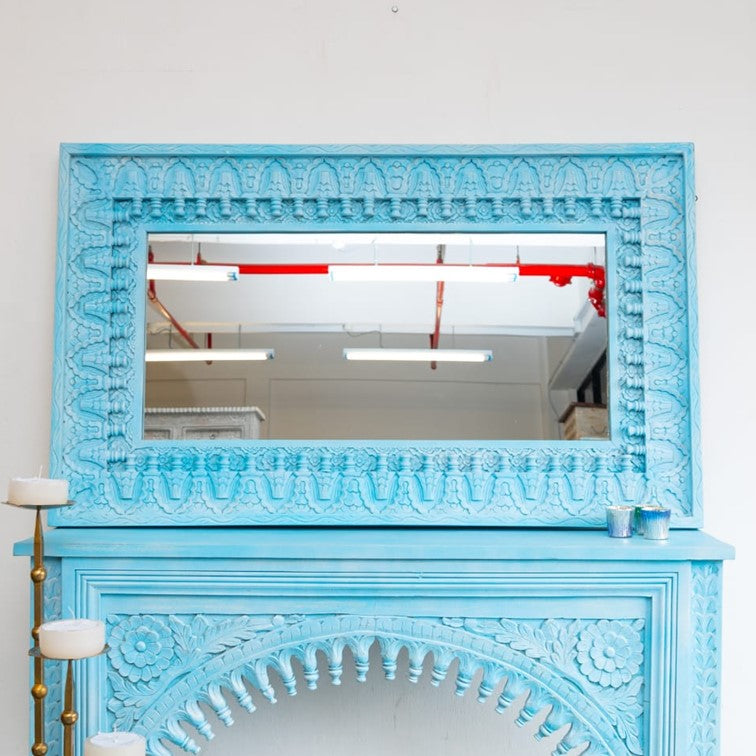 Elba Hand Crafted Wooden Mirror