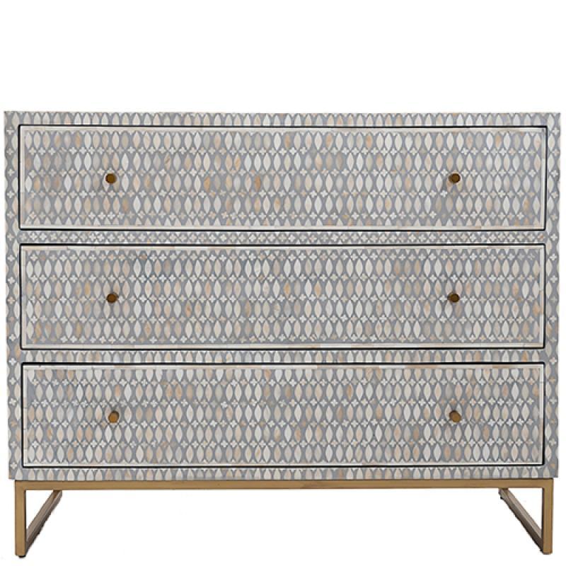 Hardie Bone Inlay Chest of Drawer