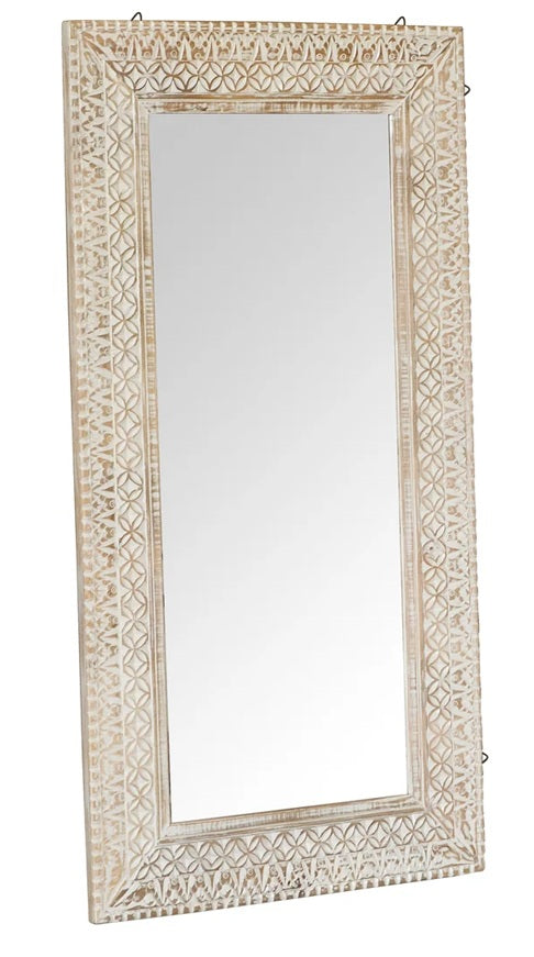 John Hand Carved Mirror