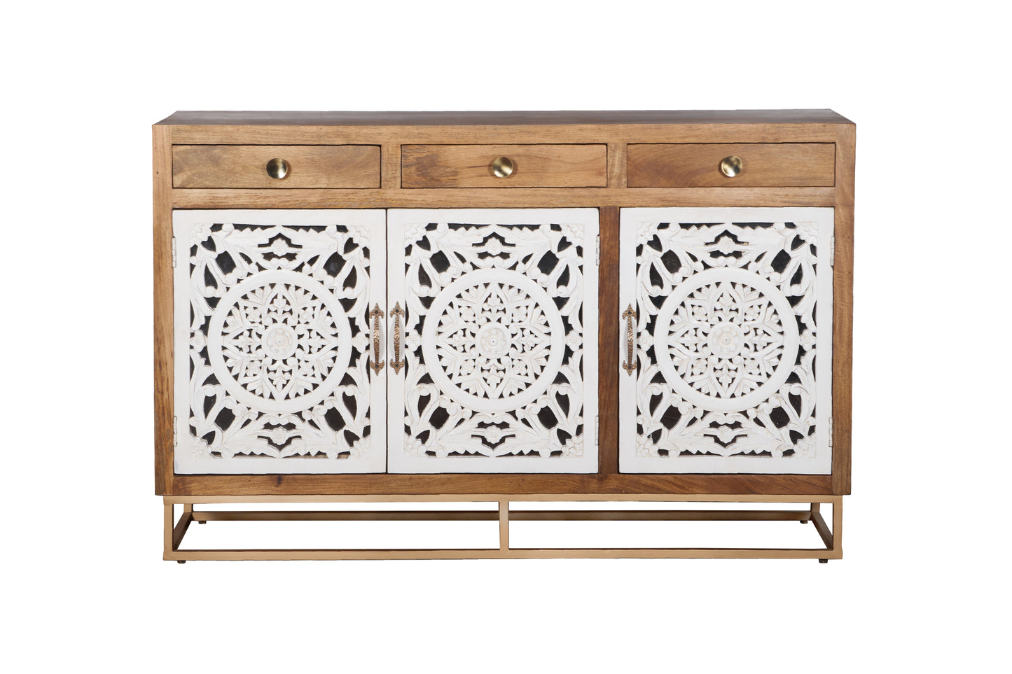 Joseph Carved Wooden Sideboard