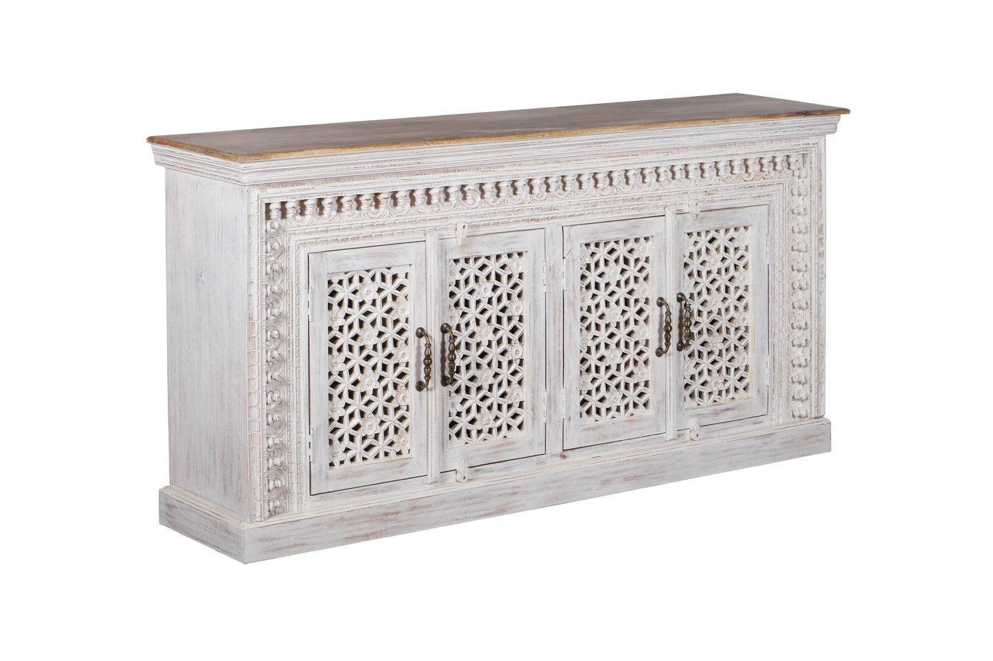 Shelly Hand Carved Sideboard