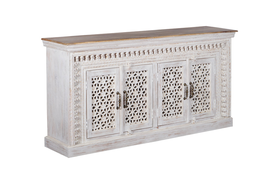 Shelly Hand Carved Sideboard